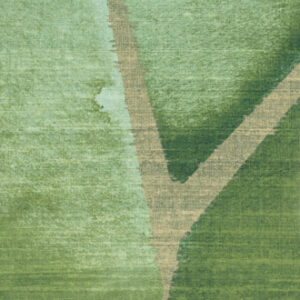 Groen Elitis Yuzen VP 932 60 behang met abstract patroon en zachte kleurovergangen.