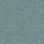 Blauwgrijs Missoni-behang met een verfijnd tweed-patroon in textielstructuur.
