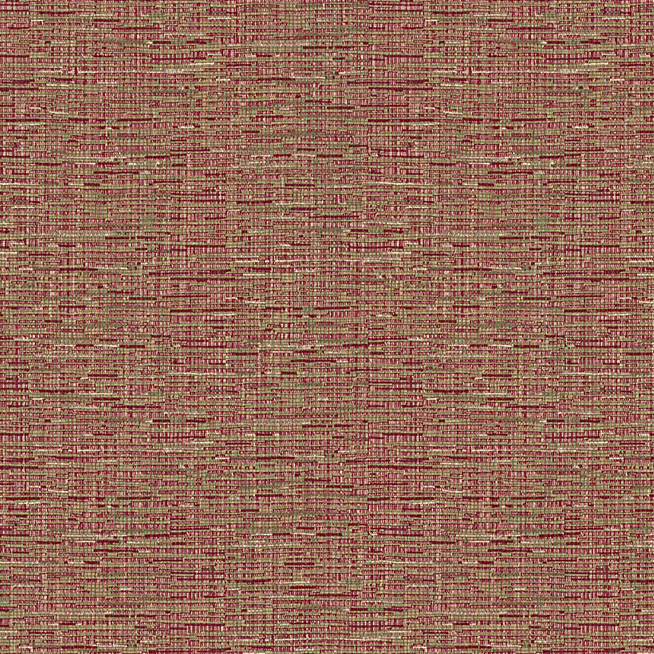 Roodbruin Missoni Tweed 10260 behang met een fijn geweven textuurpatroon.
