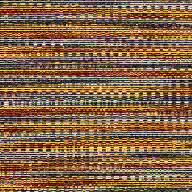 Structuurbehang Buningh Arte Geloma 54562 met een horizontaal geweven patroon in warme aardetinten.