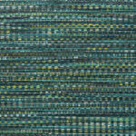Abstract patroon van het Buningh-Arte Geloma 54564 behang met horizontale lijnen in blauw-, groen- en geeltinten.