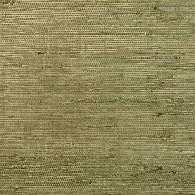 Groen Buningh Arte Kudzy 5430 behang met een grove, horizontale textielstructuur.