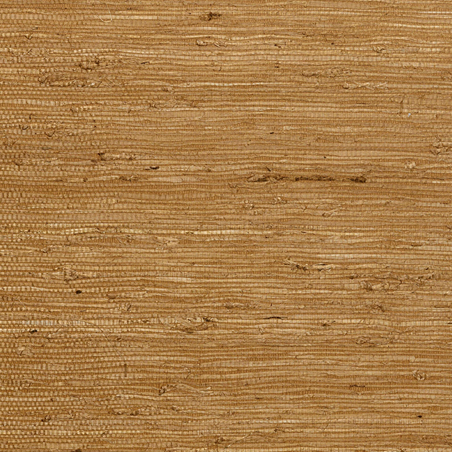 Bruin behang met een natuurlijke, geweven textuur uit de Buningh Arte Kudzy 54532 collectie.