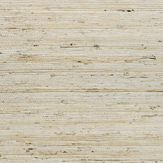 Beige behang met een natuurlijke, horizontale vezelstructuur uit de Buningh-Arte Kudzy 54540 collectie.