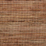 Natuurlijk geweven behang met een bruin en beige patroon uit de Buningh Arte Sambe 54553 collectie.