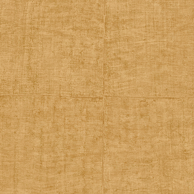 Goudbruin behang met een textielachtige structuur uit de Amaranth Antigua collectie van Buningh Arte.