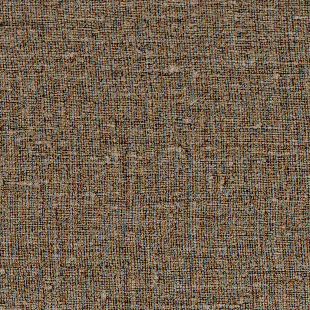 Bruin linnen textiel met grove weefstructuur uit de Brodés-collectie van Buningh-Elitis.
