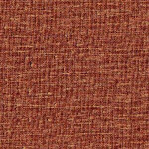 Textuur van rood gemêleerde stof uit de Buningh Elitis Lin Brodés collectie.