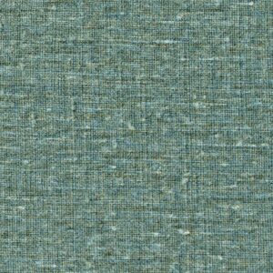 Groenblauw geweven textielpatroon uit de Buningh-Elitis Lin brodés collectie, model VP 953 28.