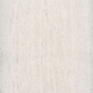 Lichtbeige Buningh Elitis Ortigia Travertin behang met een subtiele steenstructuur.