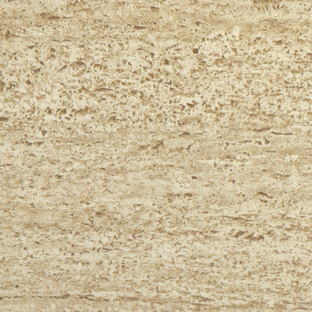 Beige Buningh Elitis Ortigia Travertin behang met een natuursteenstructuur en lichte textuur.