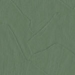 Groen sculpturaal behang met een abstract patroon van overlappende, textuurvolle vlakken uit de Arte Shards 42504 collectie.