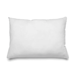 Wit sierkussen CO-IN 50x70 cm met een gladde, zachte uitstraling.