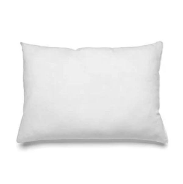 Wit sierkussen CO-IN 50x70 cm met een gladde, zachte uitstraling.