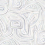 Abstract patroon van zachte, pastelkleurige lijnen in een organisch labyrintachtig ontwerp uit de Cole and Son Kawakubo collectie.