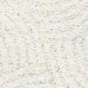 Behangpatroon van Cole and Son met een rustgevende print van abstracte, aquarel-achtige steenvormen in zachte natuurtinten.