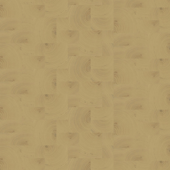 Behang met een patroon van houtnerven in een marqueterie-stijl uit de Elitis Empreintes-collectie.