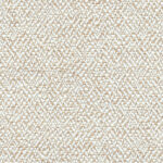 Beige en witte geweven outdoorstof Elitis Iseo OD 113-03 met een fijne textuur.