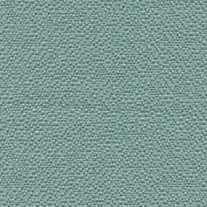 Detail van de Elitis Iseo outdoor stof in een blauwgroene kleur met zichtbare geweven textuur.