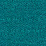 Detailopname van turquoise Elitis Iseo outdoor stof met een grove weefstructuur.