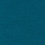 Detailopname van de turquoise Elitis Iseo outdoorstof OD_113-45 met grove weefstructuur.