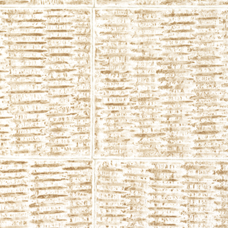 Beige structuurbehang met een natuurlijk ogend, horizontaal lijnpatroon uit de Elitis Natural Mood VP 915 01 collectie.