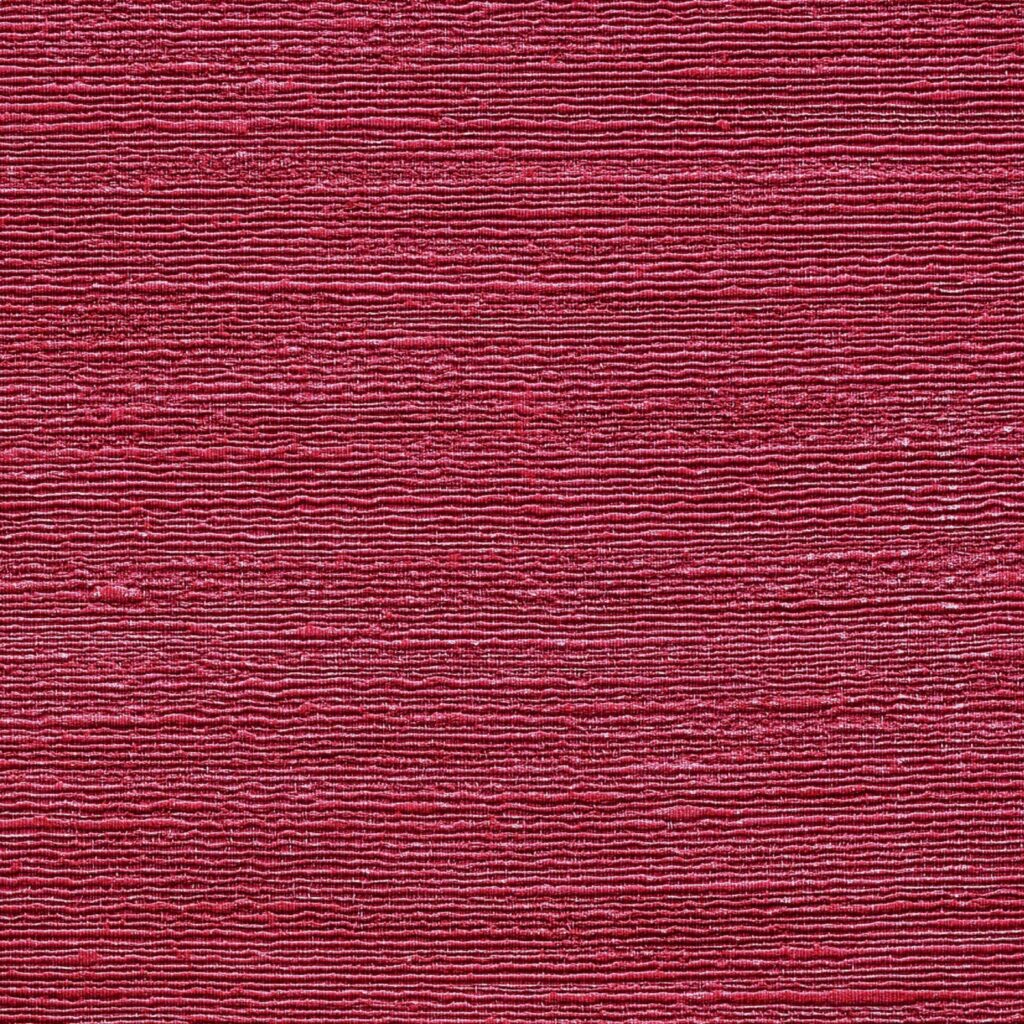 Rood Elitis Seta Metal behang met een horizontaal, golvend textuurpatroon.