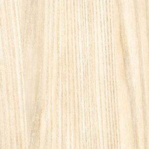 Licht houtlook behang met fijne verticale nerfstructuur uit de Elitis Seve Marqueteries-collectie.