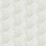 Licht geometrisch patroon op Elitis Tokara behang uit de Art Paper collectie in zachte grijstinten.