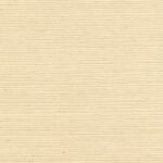 Lichtbeige Elitis Tribus sisal behang met fijne horizontale textuur.