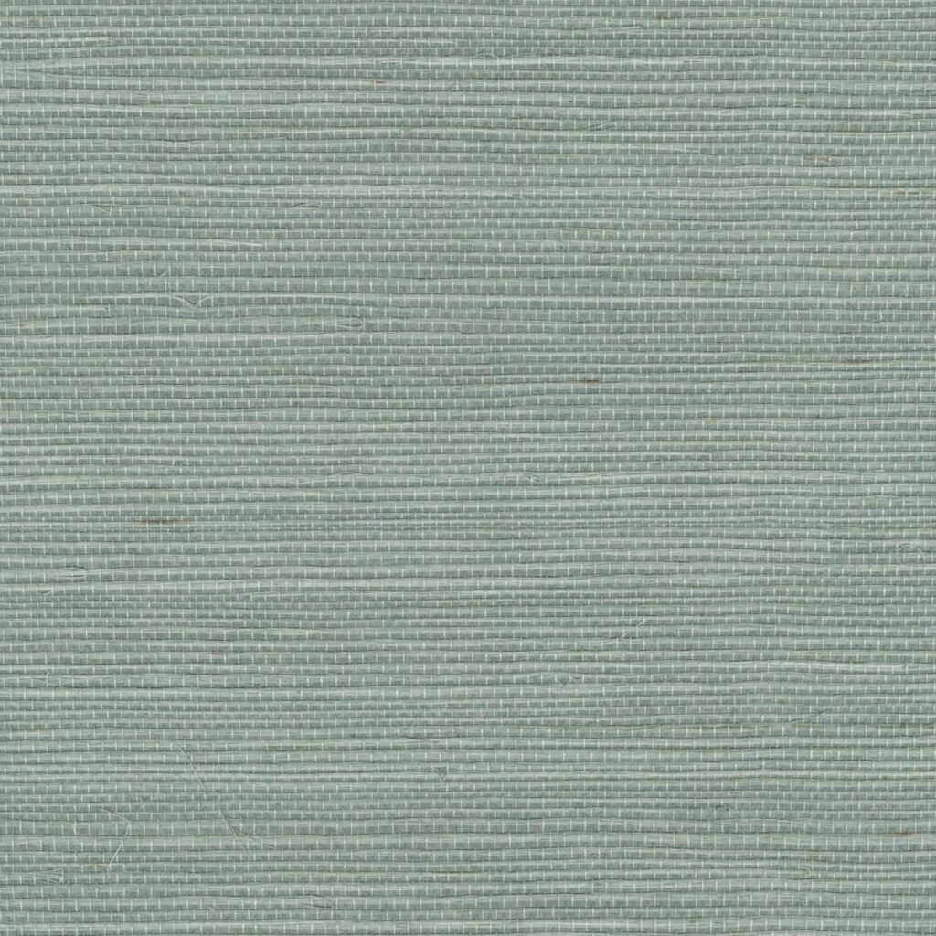 Lichtgroene wandbekleding van geweven sisal uit de Elitis Tribus collectie, model RM 1069 40.