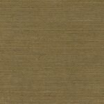 Bruin geweven sisalbehang met fijne horizontale textuur uit de Elitis Tribus collectie, model RM 1069 66.