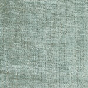 Lichtgroen Elitis Alcove 2 RM 410 40 behang met een textielachtige structuur en subtiel ruitpatroon.