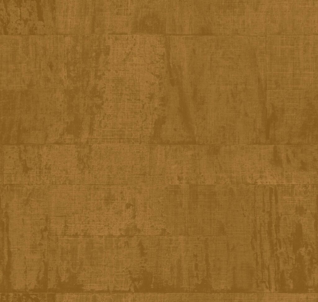 Bruin behang met een textielachtige structuur uit de Elitis Atelier d’Artiste collectie, model VP 880 29.