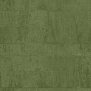 Groen Elitis Atelier d'Artiste VP 880 60 behang met een textielachtige, verweerde structuur.