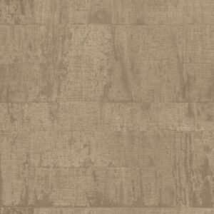 Beige Elitis Atelier d’Artiste VP 880 75 behang met een verweerde linnenstructuur en een artistieke, textiele uitstraling.