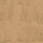 Beige- en goudkleurig Elitis Atelier d’Artiste VP 880 76 behang met een textielachtige, artistieke structuur.