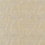 Beige en wit Elitis Baleares Anita LZ 900 02 patroon met een gedetailleerd, bladachtig design.