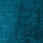 Close-up van Elitis behang Alcove RM 410 45 met een textielachtige structuur in diep turquoise.