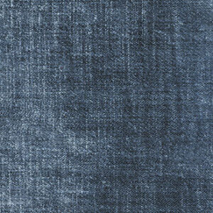 Blauw Elitis Alcove RM 410 49 behang met een textielachtige, denimstructuur.