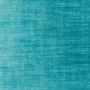 Blauwgroen Elitis Alcove RM 410 65 behang met een licht textiele structuur.