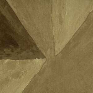 Abstract patroon in aardetinten op Elitis-behang uit de Composite TP 330 04 Voile de papier collectie.