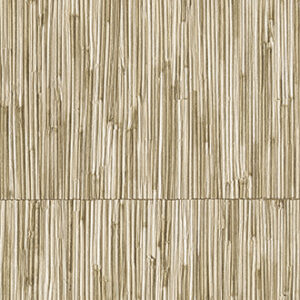 Beige Elitis-behang uit de Formentera-collectie met een textuur die doet denken aan verticaal gerangschikte stroken stro, model La casa de paja VP 715 05.