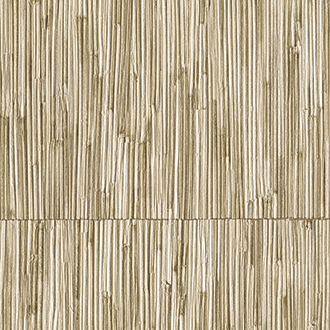 Beige Elitis-behang uit de Formentera-collectie met een textuur die doet denken aan verticaal gerangschikte stroken stro, model La casa de paja VP 715 05.
