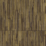 Behang met een verticale strostructuur in natuurlijke tinten uit de Elitis Formentera La Casa de Paja collectie (VP 715 08).