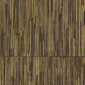 Behang met een verticale strostructuur in natuurlijke tinten uit de Elitis Formentera La Casa de Paja collectie (VP 715 08).