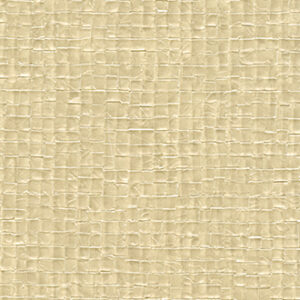 Beige Elitis-behang uit de Glass Nacres collectie met een glanzende, geweven textuur.