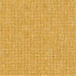 Goudgeel Elitis-behang uit de Glass Nacres VP 640-07 collectie met een textuur van geweven vierkantjes.
