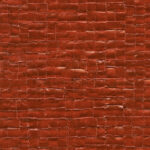 Rood Elitis-behang uit de Glass Nacres collectie met een glanzende, gevlochten textuur.