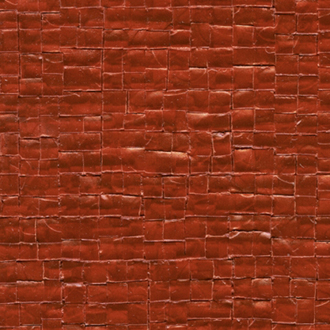 Rood Elitis-behang uit de Glass Nacres collectie met een glanzende, gevlochten textuur.